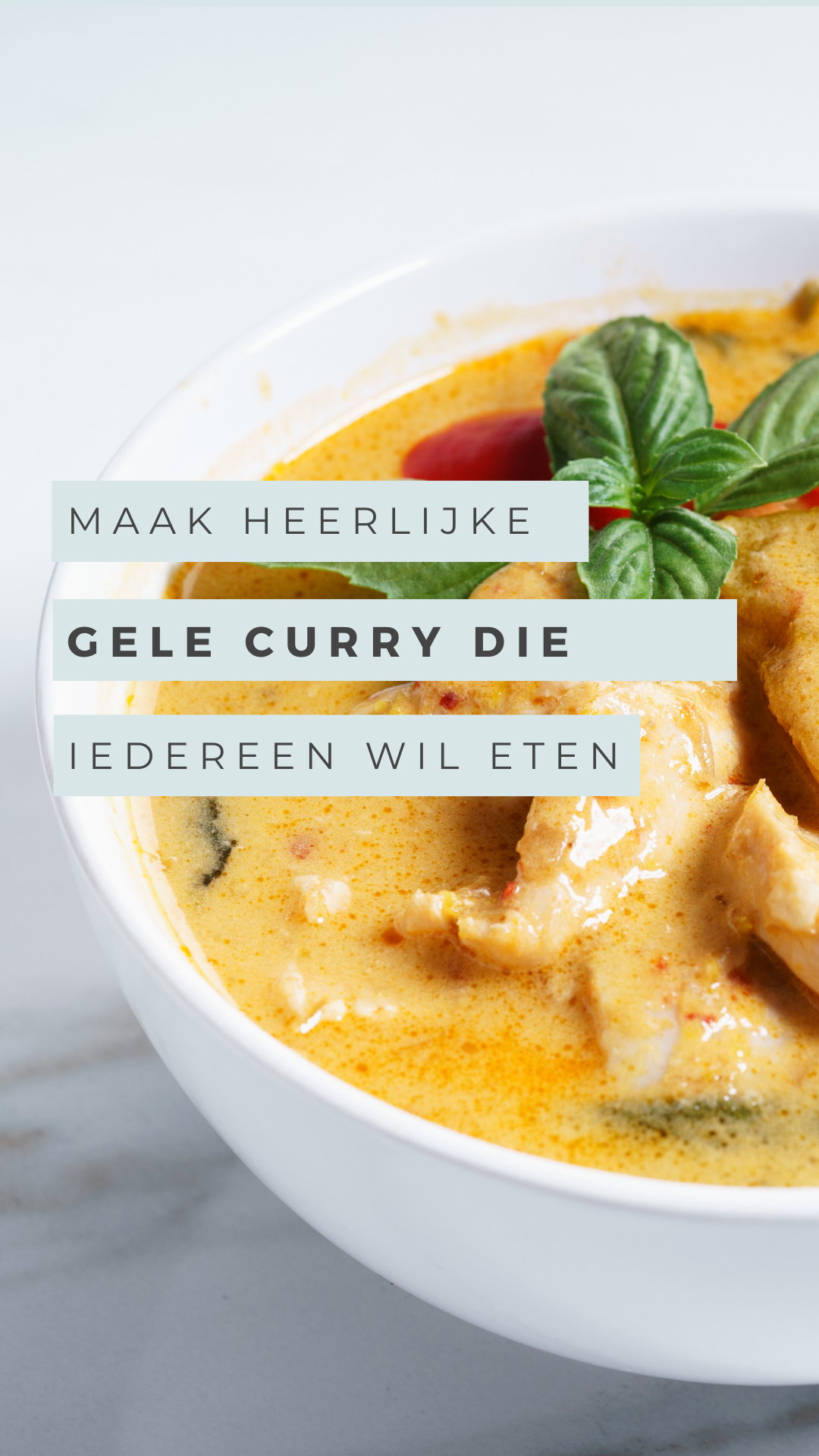 gele curry recept