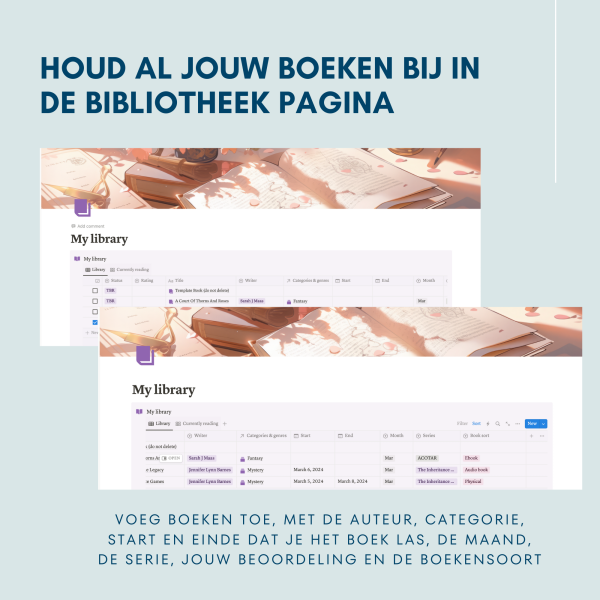 Boeken lees tracker - Afbeelding 2