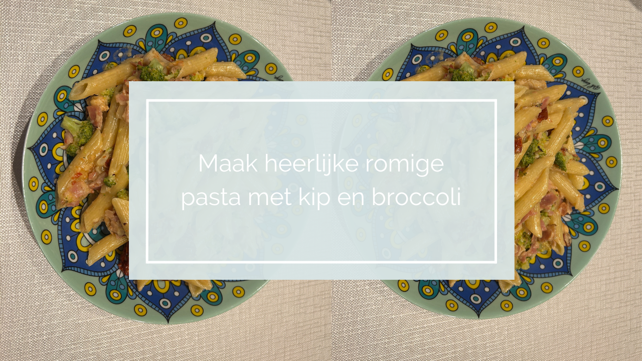 romige pasta met kip